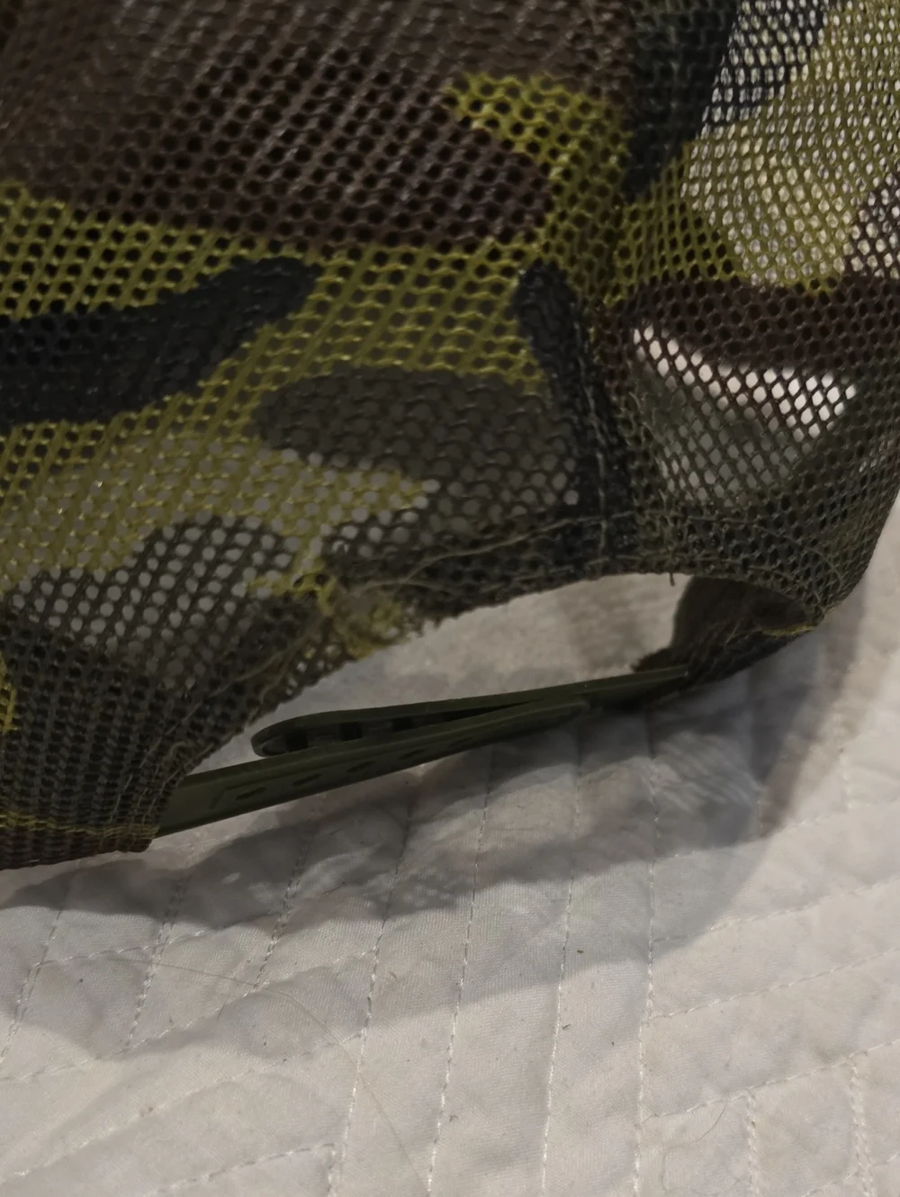 5 The Label Olive and Black Mesh Trucker Cap